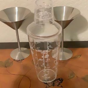 EUC stainless steel martini set